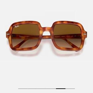 GORGEOUS RAYBAN RED HAVANA SUNGLASSES-like new👍👍